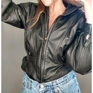 Vintage 80's Berman's Leather Jacket